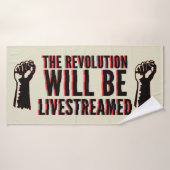 Die Revolution wird in einen neuen Rahmen gestellt Badehandtuch (Badehandtuch)