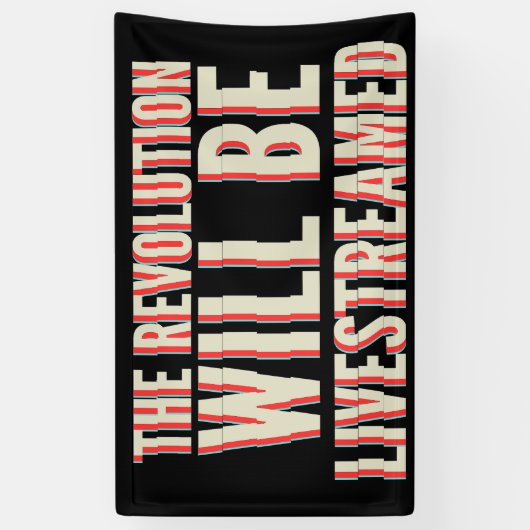 Die Revolution wird in einen neuen Rahmen gestellt Banner (Vertikal)