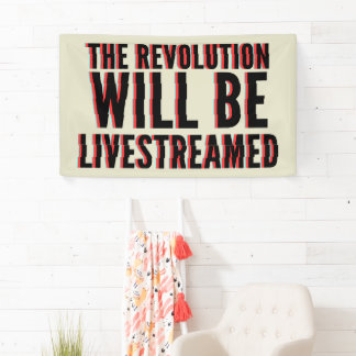 Die Revolution wird in einen neuen Rahmen gestellt Banner