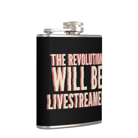 Die Revolution wird in einen neuen Rahmen gestellt Flachmann (Rechts)