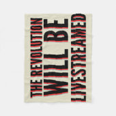 Die Revolution wird in einen neuen Rahmen gestellt Fleecedecke (Vorderseite)