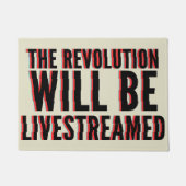 Die Revolution wird in einen neuen Rahmen gestellt Fußmatte (Vorderseite)