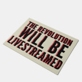 Die Revolution wird in einen neuen Rahmen gestellt Fußmatte (Schrägansicht)
