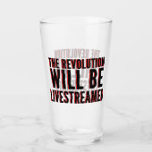 Die Revolution wird in einen neuen Rahmen gestellt Glas (Vorderseite)