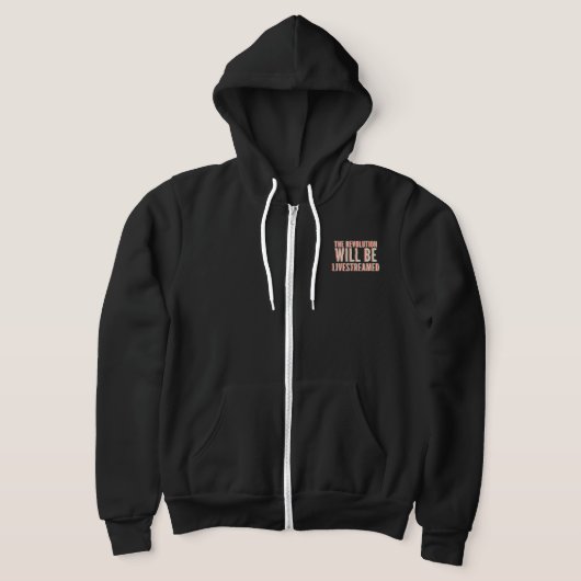 Die Revolution wird in einen neuen Rahmen gestellt Hoodie (Ablage )