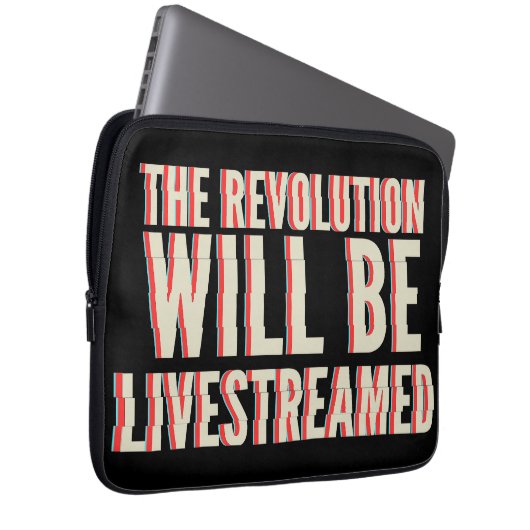 Die Revolution wird in einen neuen Rahmen gestellt Laptopschutzhülle (Vorne Rechts)