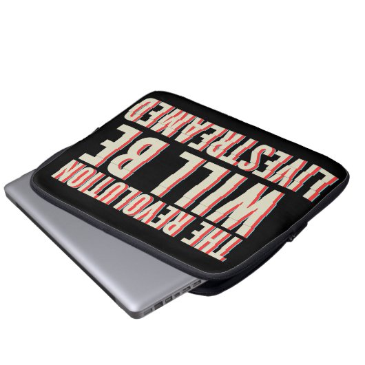 Die Revolution wird in einen neuen Rahmen gestellt Laptopschutzhülle (Vorne Knopf)