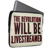 Die Revolution wird in einen neuen Rahmen gestellt Laptopschutzhülle (Vorne Rechts)