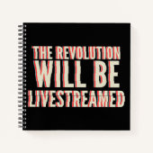 Die Revolution wird in einen neuen Rahmen gestellt Notizblock (Vorderseite)