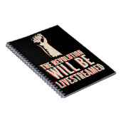 Die Revolution wird in einen neuen Rahmen gestellt Notizblock (Rechte Seite)