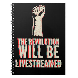 Die Revolution wird in einen neuen Rahmen gestellt Notizblock