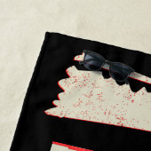 Die Revolution wird in einen neuen Rahmen gestellt Strandtuch (Beispiel)