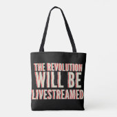 Die Revolution wird in einen neuen Rahmen gestellt Tasche (Rückseite)