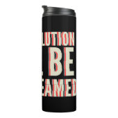 Die Revolution wird in einen neuen Rahmen gestellt Thermosbecher (Nach rechts gedreht)