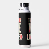 Die Revolution wird in einen neuen Rahmen gestellt Trinkflasche (Rechts)