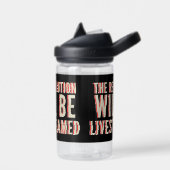 Die Revolution wird in einen neuen Rahmen gestellt Trinkflasche (Links)