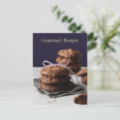 Die Rezepte der Großmutter Postkarte (Stehend Vorderseite)