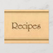 Die Rezepte Postkarte (Vorderseite)