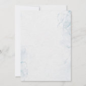 Die Rezeption des einfachen Beach Seashell Wreath Einladung (Rückseite)