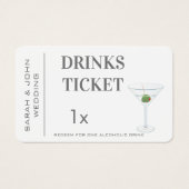 Die Rezeption für einfache Drinks (Vorderseite)