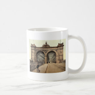 Die Rheinbrücke, Mannheim, Baden, Deutschland selt Kaffeetasse