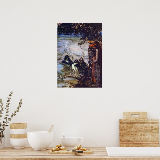 Die Rhinemaiden 2 Poster (Küche)