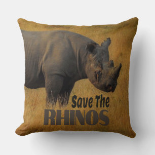 Die Rhinos gerettet Kissen