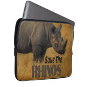Die Rhinos gerettet Laptopschutzhülle (Vorne Rechts)