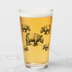 Die Rhinozeros Glas