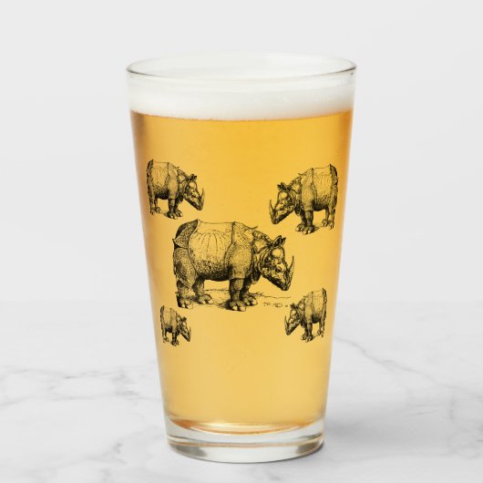 Die Rhinozeros         Glas (Vorne (Gefüllt))