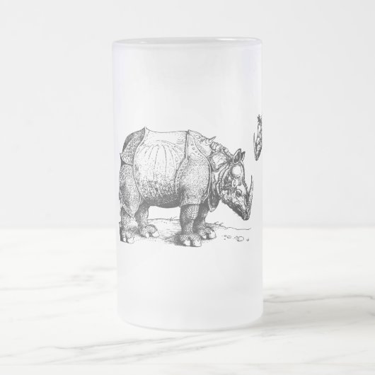 Die Rhinozeros        Mattglas Bierglas (Mittel)