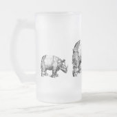 Die Rhinozeros        Mattglas Bierglas (Links)