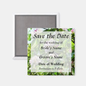 Die Rhododendren sind Save the Date im Blut Magnet (Vorderseite/Rückseite)