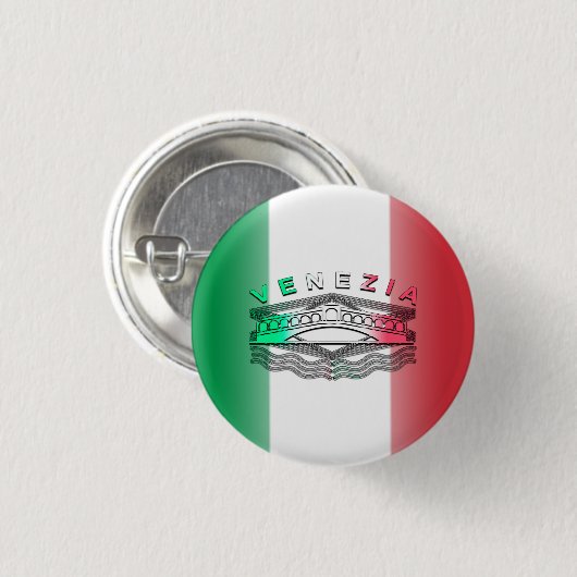 Die Rialto-Brücke Button (Vorne & Hinten)