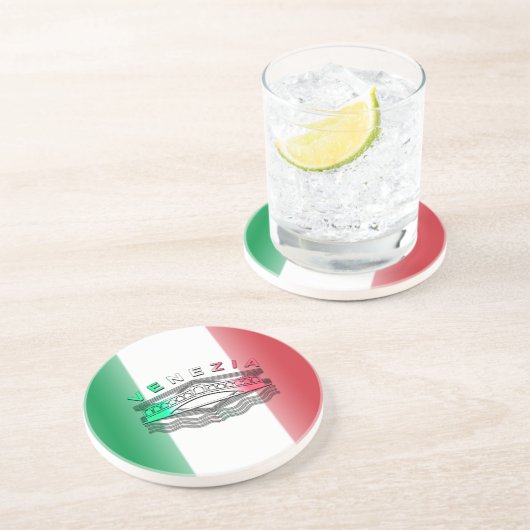 Die Rialto-Brücke Getränkeuntersetzer (Seite)