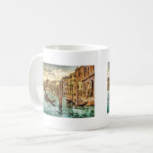 Die Rialto Brücke Kaffeetasse (Vorderseite Links)