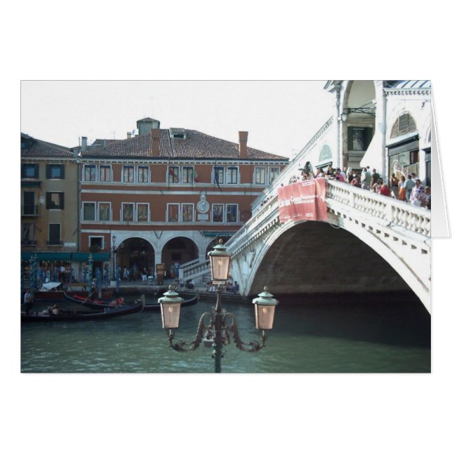 Die Rialto-Brücke, Venedig (Vorderseite (Horizontal))
