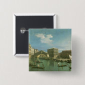 Die Rialto Brücke, Venedig Button (Vorne & Hinten)