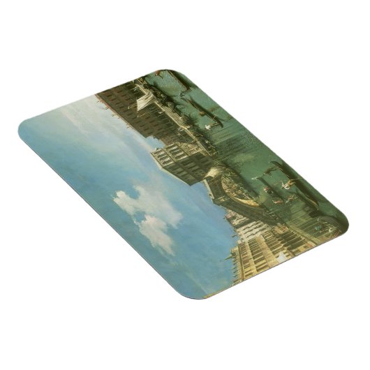 Die Rialto-Brücke, Venedig Magnet (Rechte Seite)