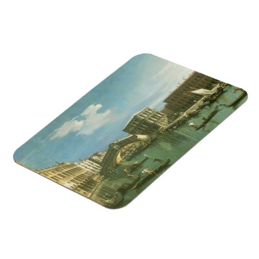 Die Rialto-Brücke, Venedig Magnet (Linke Seite)