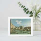 Die Rialto-Brücke, Venedig Postkarte (Stehend Vorderseite)