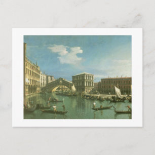 Die Rialto-Brücke, Venedig Postkarte