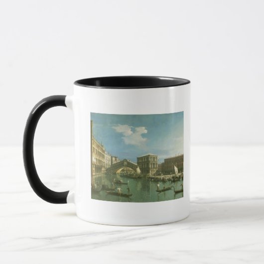 Die Rialto Brücke, Venedig Tasse (Links)