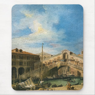 Die Rialtobrücke von Süden von Canaletto Mousepad