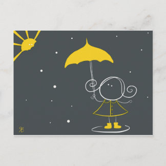 Die richtige Einstellung Postkarte