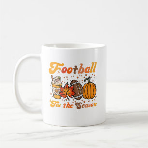 Die richtige Jahreszeit Fußball Herbst Kaffee Kürb Kaffeetasse