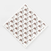 Die richtige Serviette zum Fondue oder Raclette (Ecke)