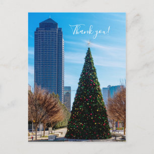 Die richtige Zeit in Dallas Danke Postkarte