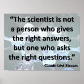 Die richtigen Fragen gefragt Poster (Vorne)