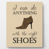 Die richtigen Schuhe Fotoplatte (Vorderseite)